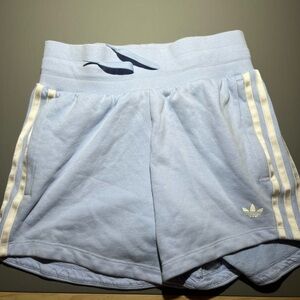 Adidas Women's Sky Blue Athletic Shorts